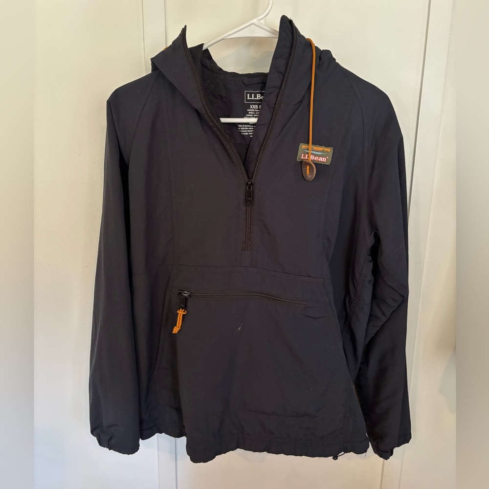 L.L. Bean 1/2 Zip Raincoat